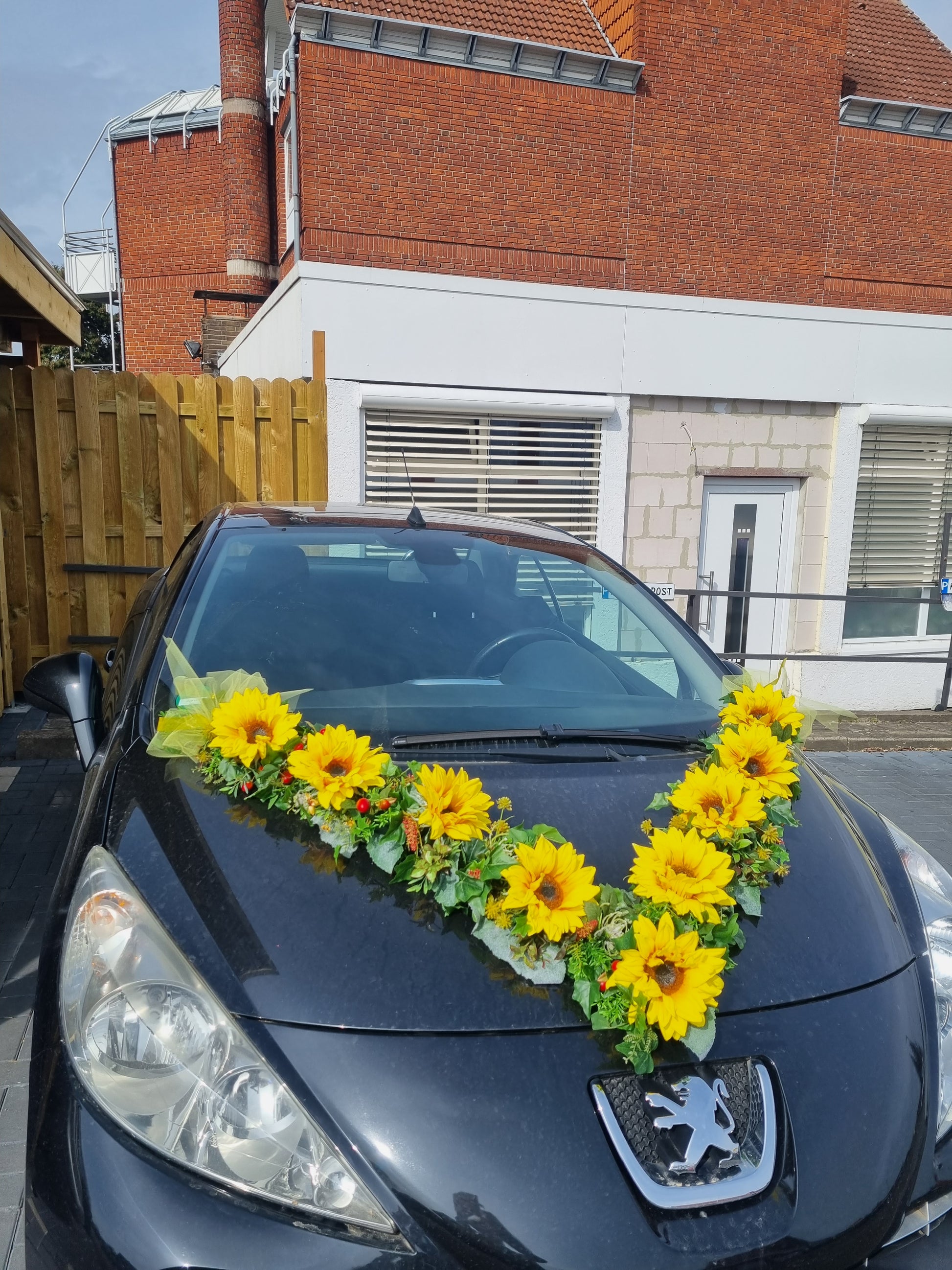 V-Girlande Sonnenblumen