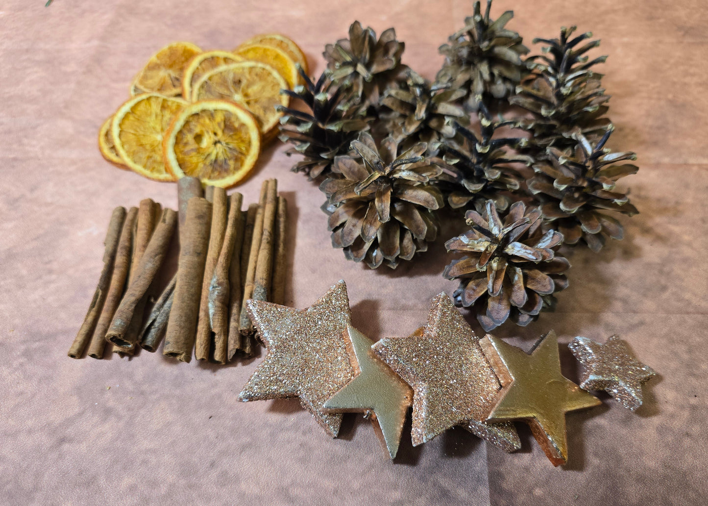 8021 Basteltüte Natur mit Orangen