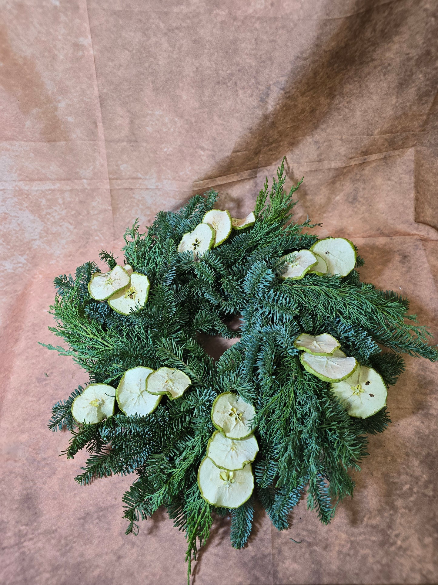 8017 Rohkranz frische Tanne, Tuja und Apfel