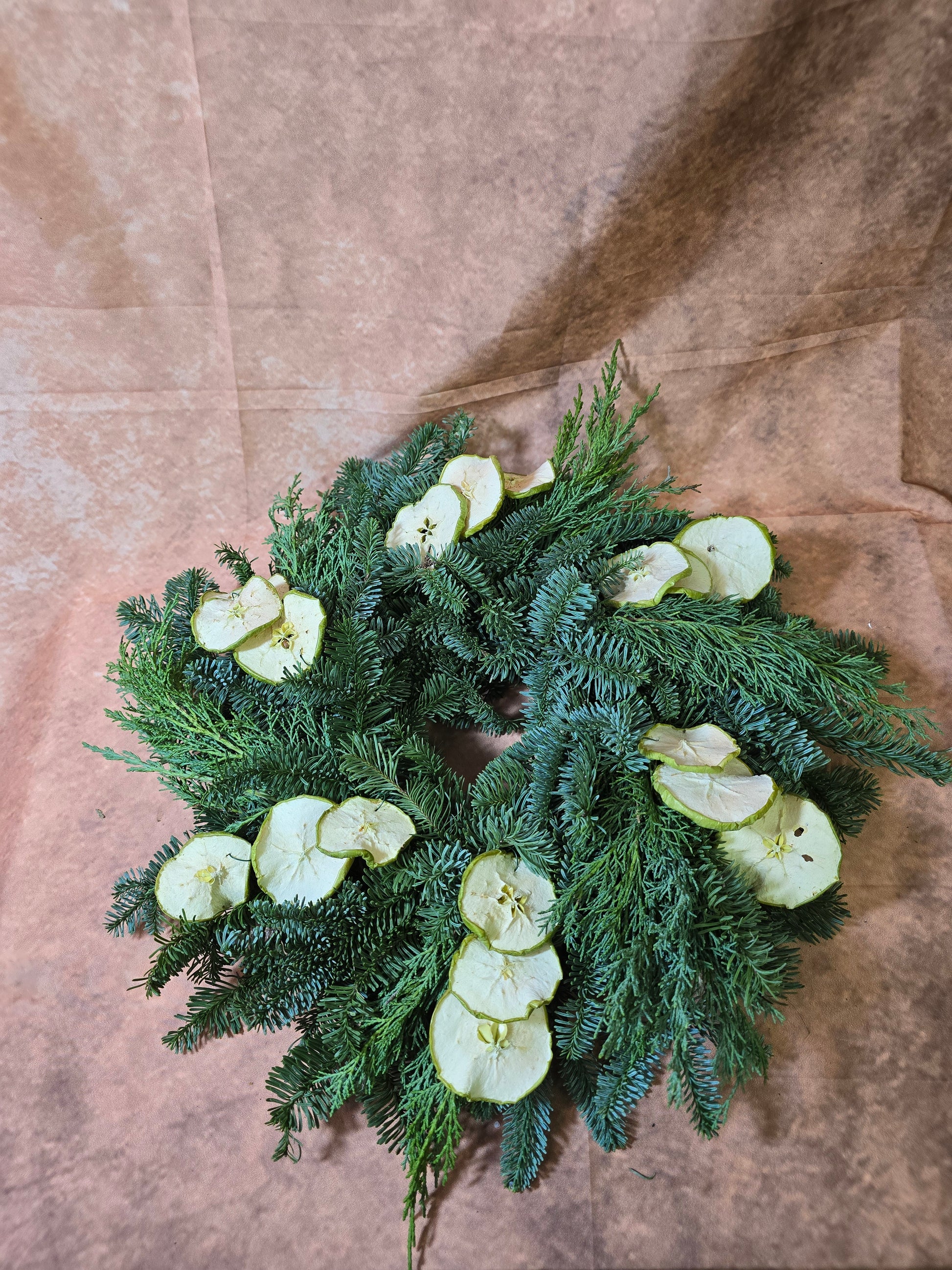 8017 Rohkranz frische Tanne, Tuja und Apfel