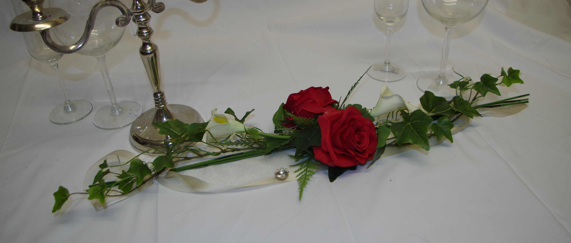 3042 Aufleger klein Callas und Rosen