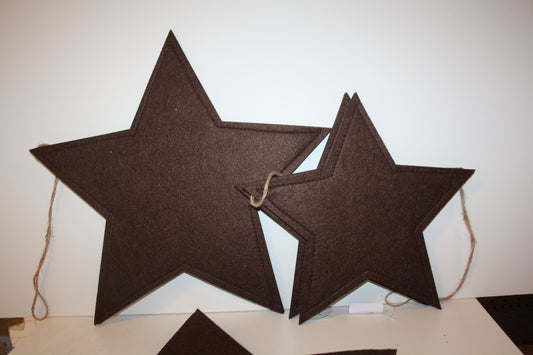 8073 Filzstern braun 2 Gößen