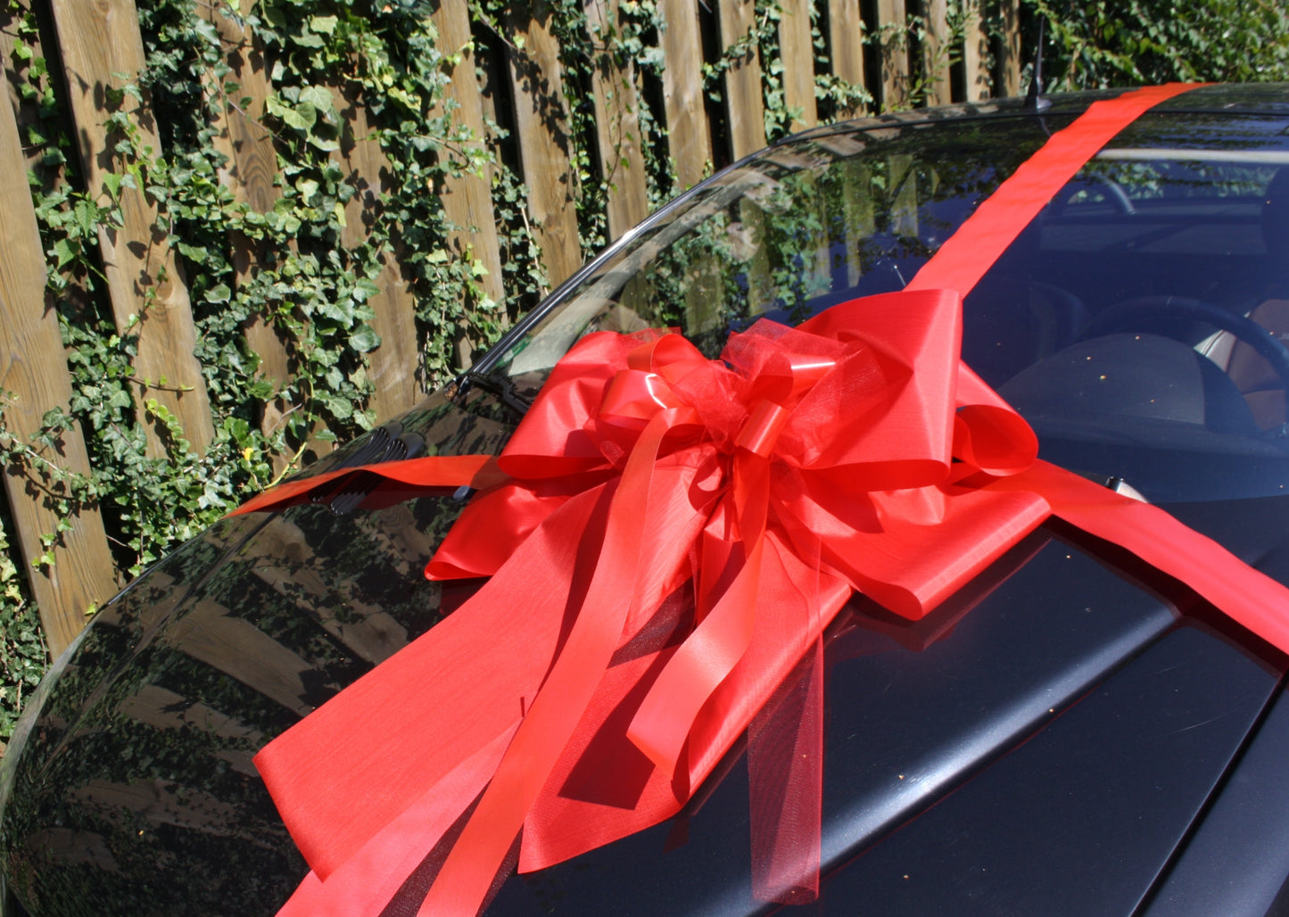 Geschenkschleife Auto extra XXL mit Unterband