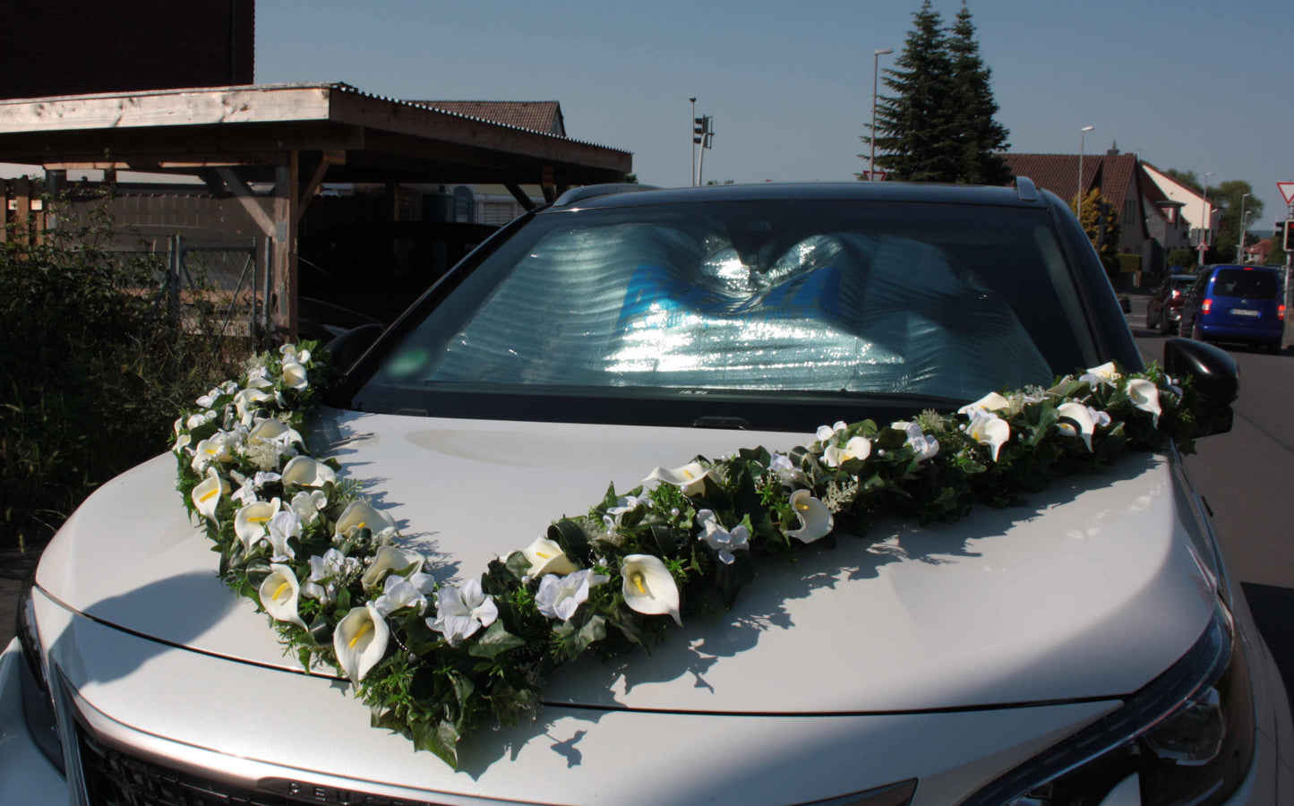 V-Girlande Callas und Rosen