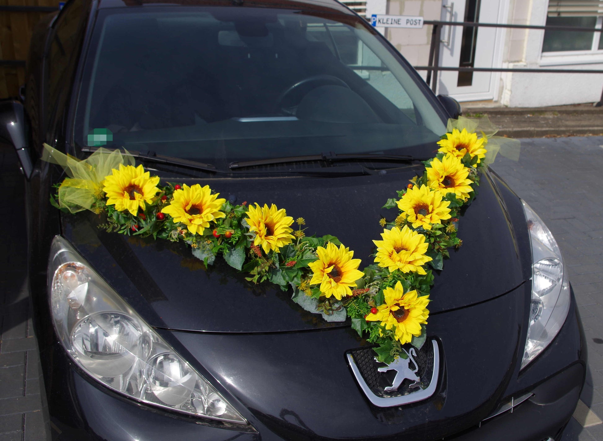 V-Girlande Sonnenblumen
