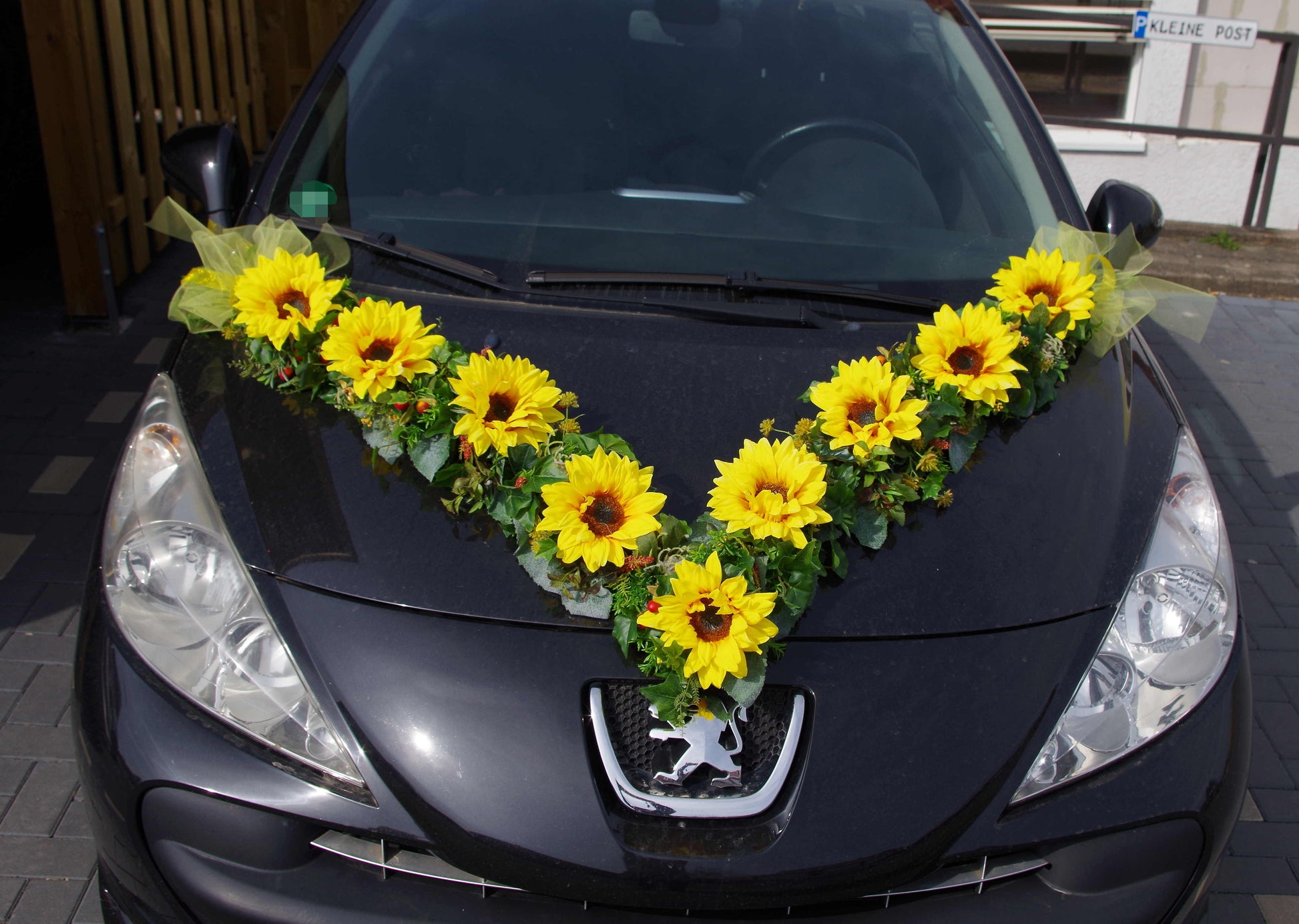 V-Girlande Sonnenblumen
