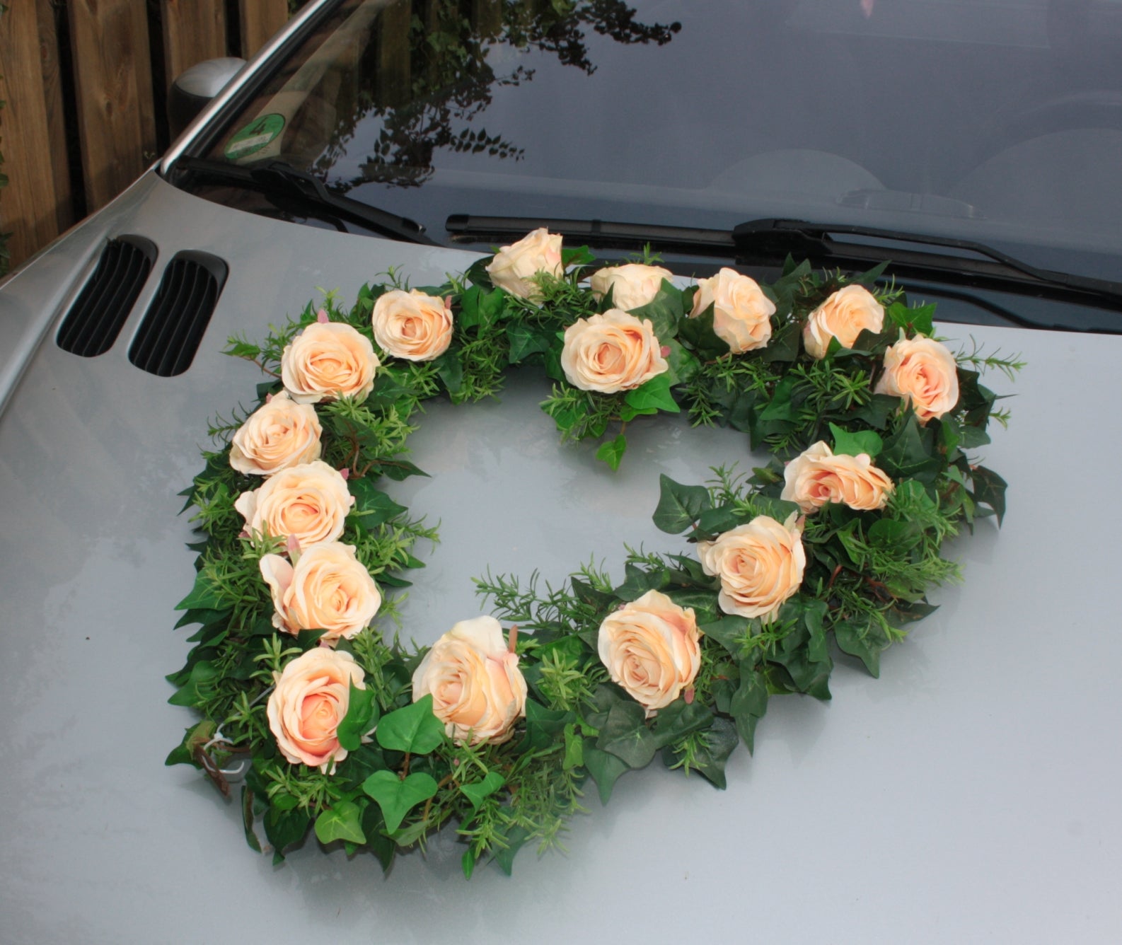 Autoherz offen Blüte an Blüte