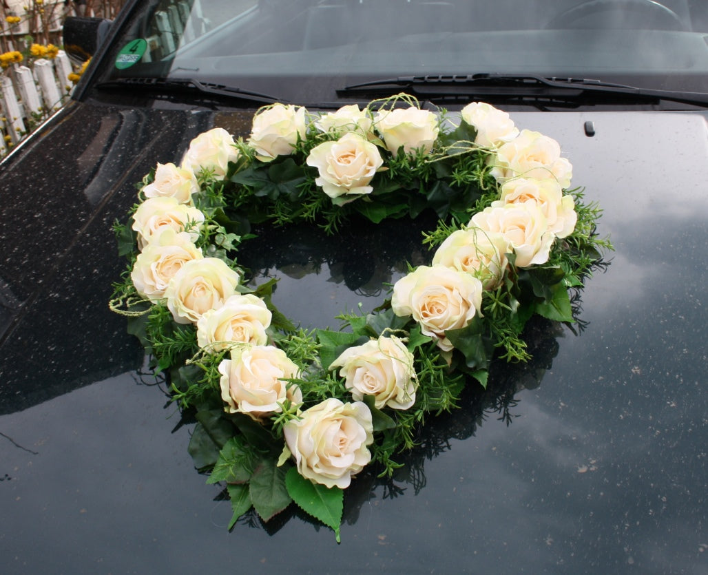 Autoherz offen Blüte an Blüte