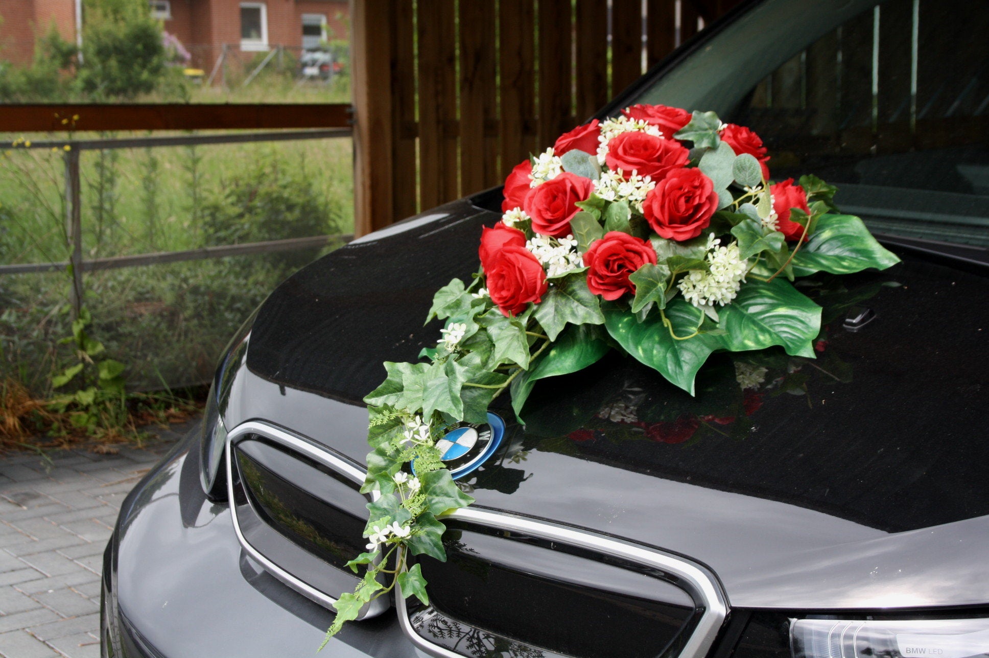 Autoschmuck Biedermeier mit Ranke