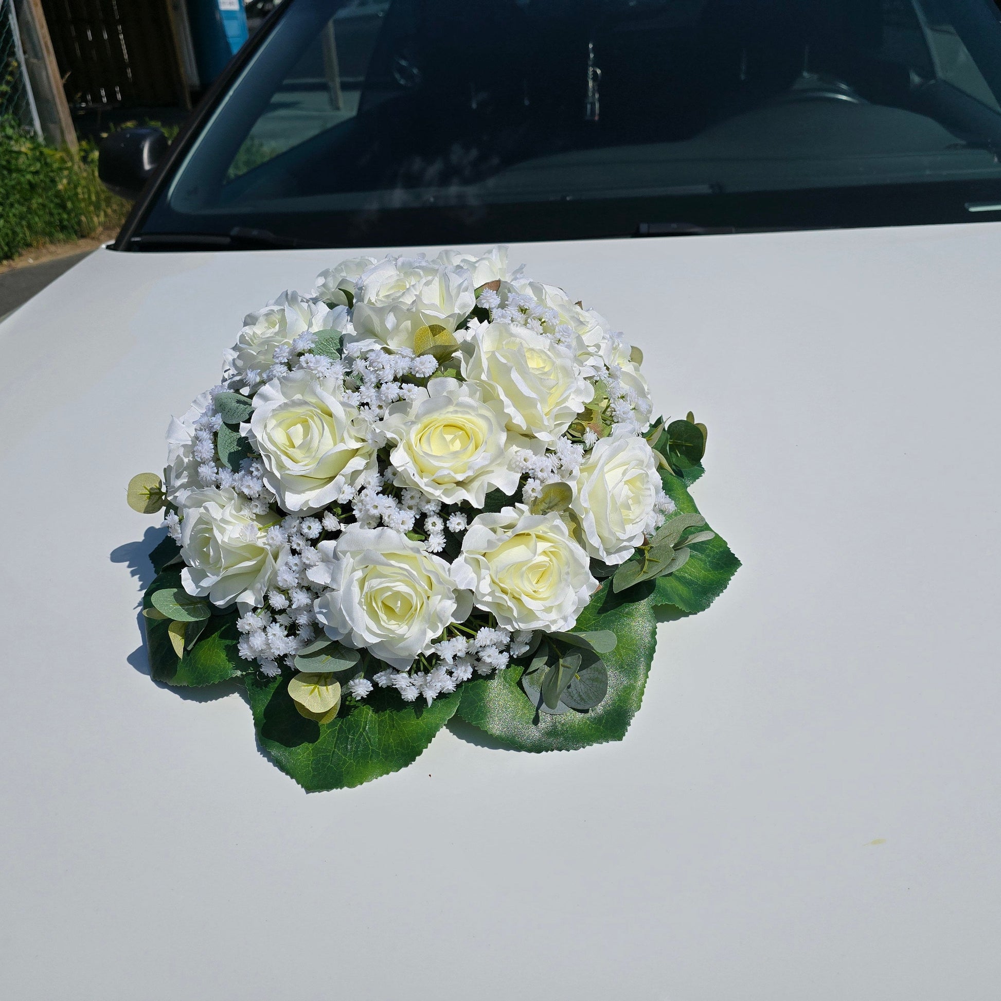 Autoschmuck Biedermeier Marie rund gebunden