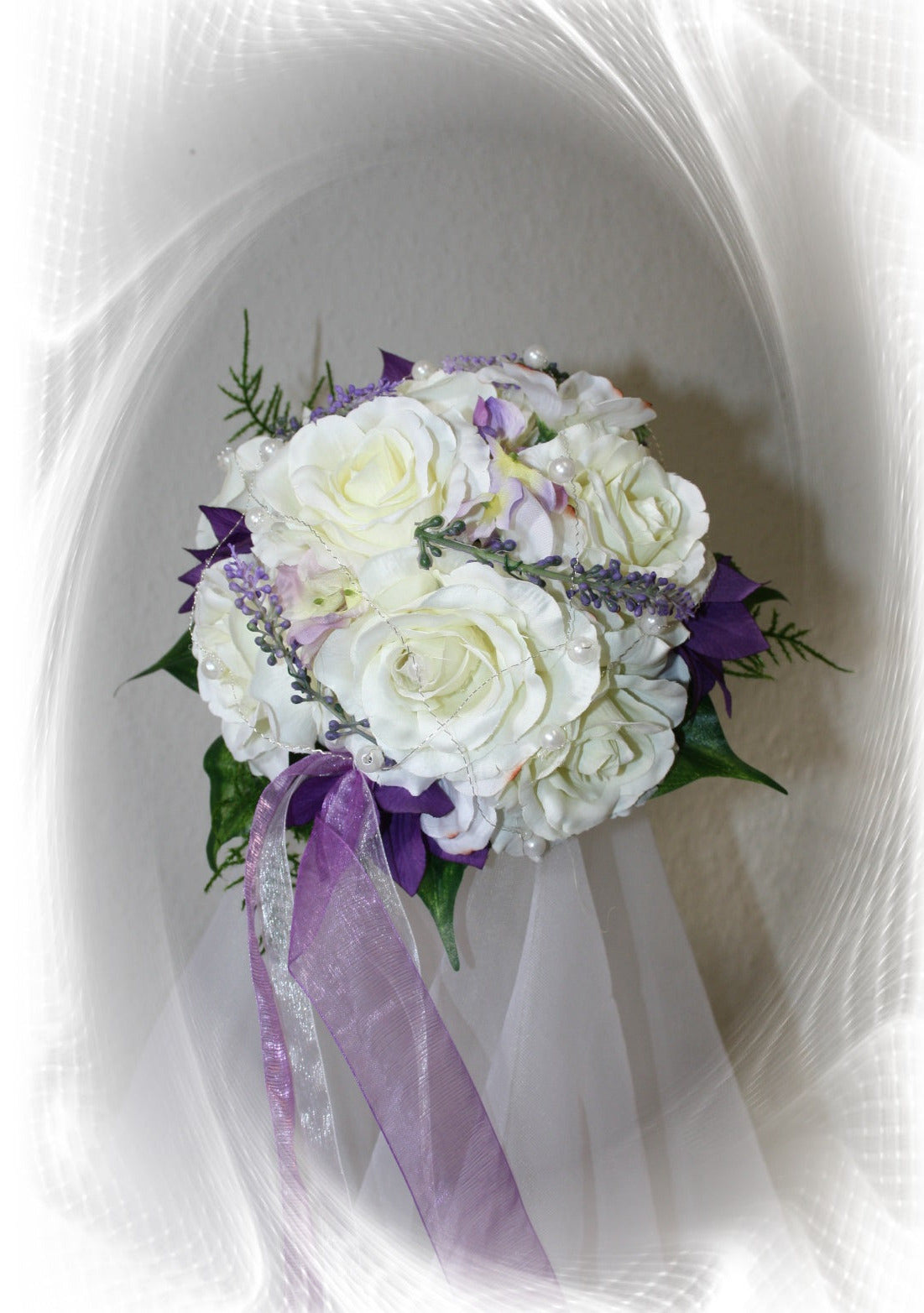 1011 Brautstrauss Sommerwiese flieder lila
