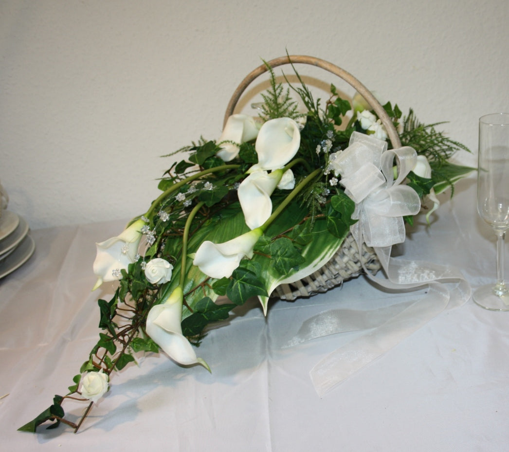 Altar oder Tischdeko Callakorb 2