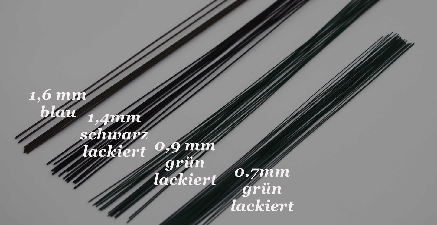 Draht blau und gr�n