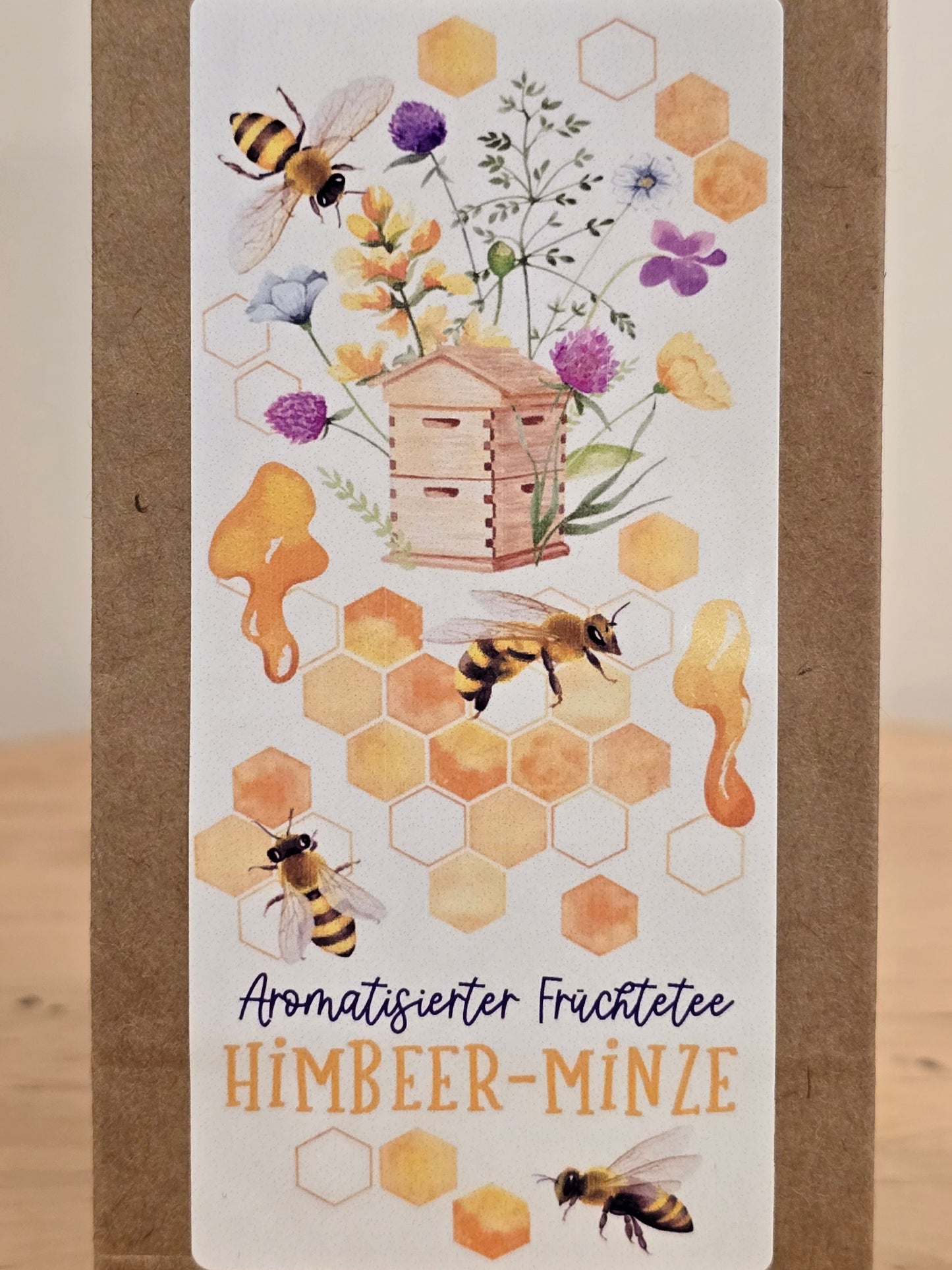Früchtetee Himbeer-Minze aromatischer Sommertee 100gr