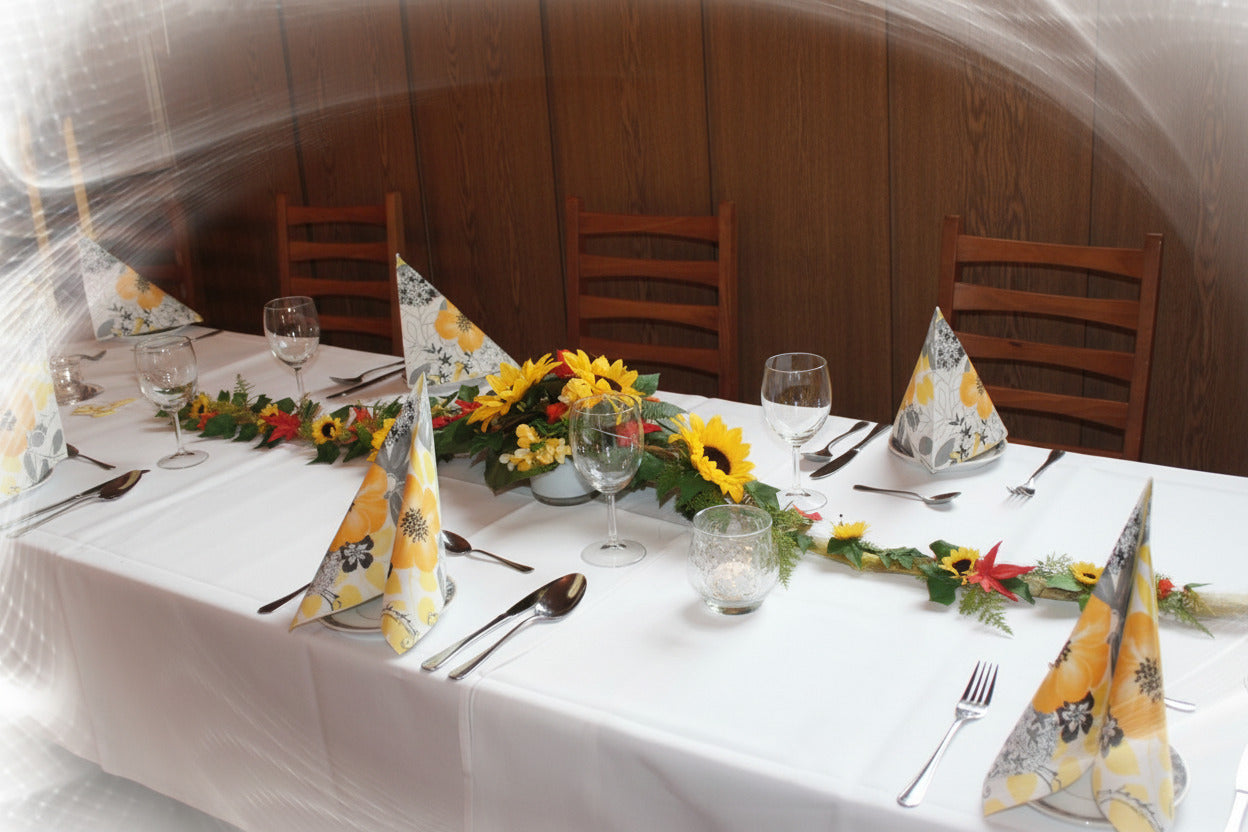 3062 Gesteck Sonnenblumen extra lang