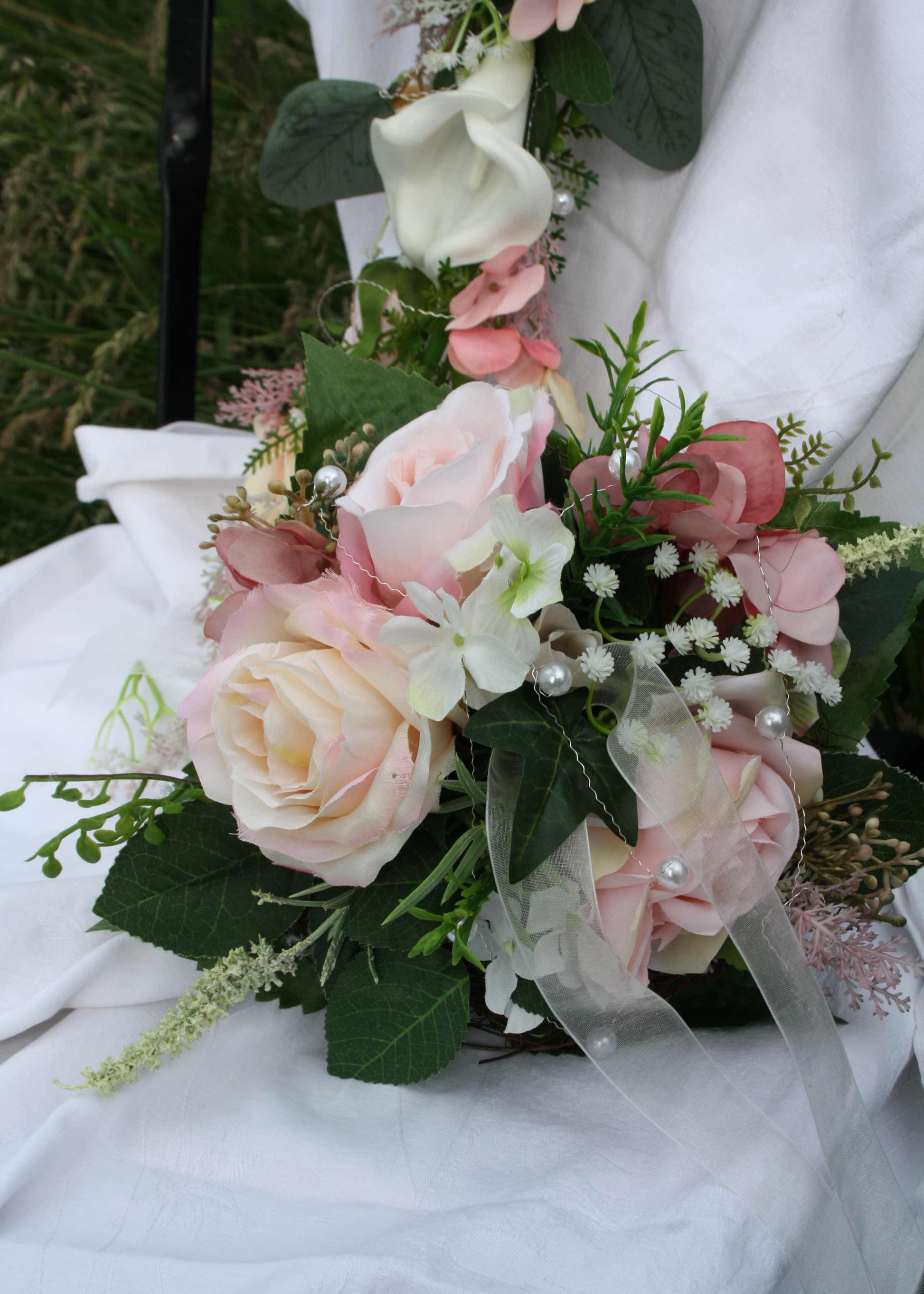 kleiner Strauss, Wurfstrauss, Strauß Rosa