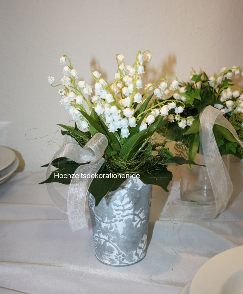 3029 Komplettdeko Maiglöckchen pur