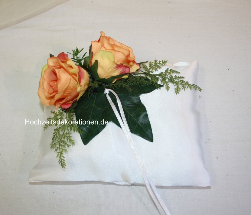 Cojín de anillo doble flor 2012