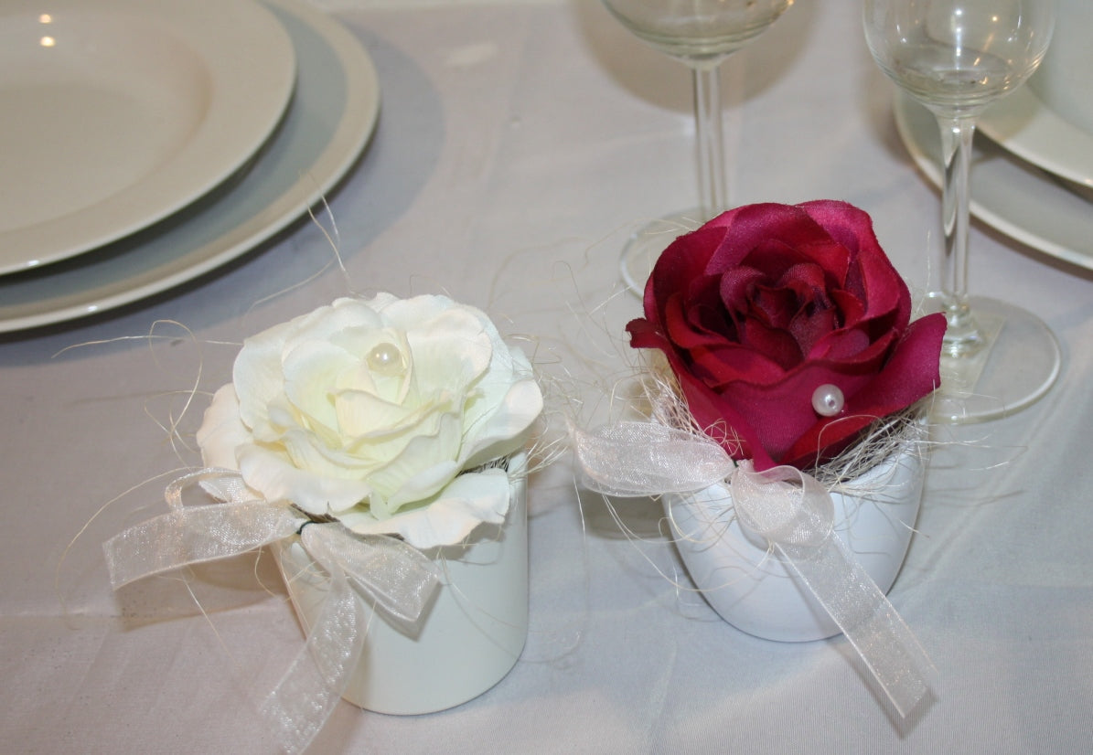 Topf mit Rose