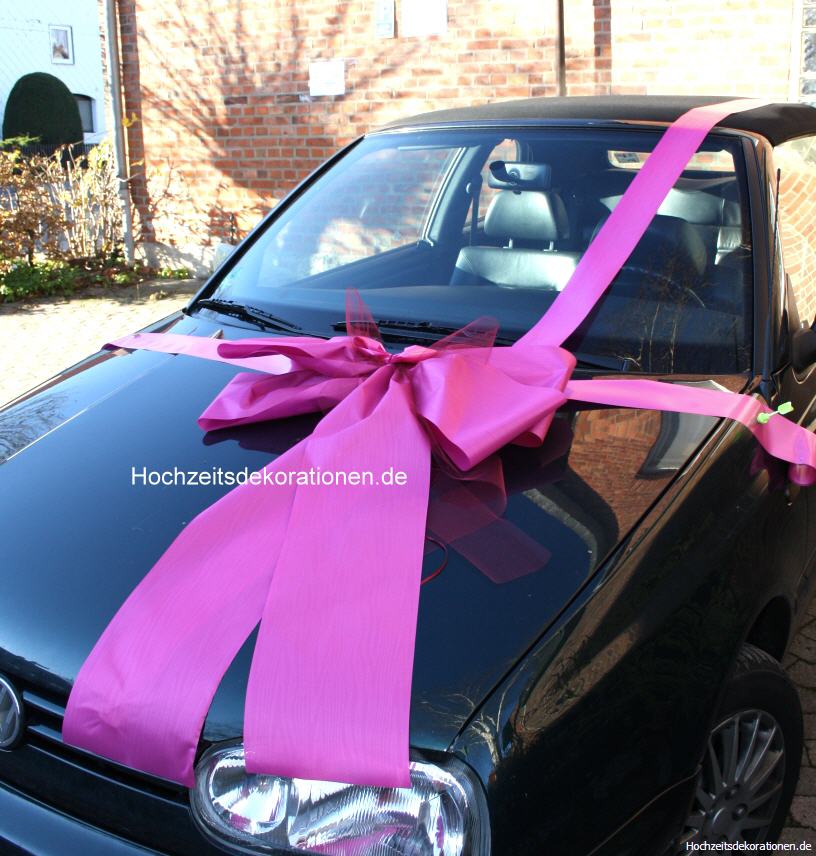 9003 Geschenkschleife Auto pink