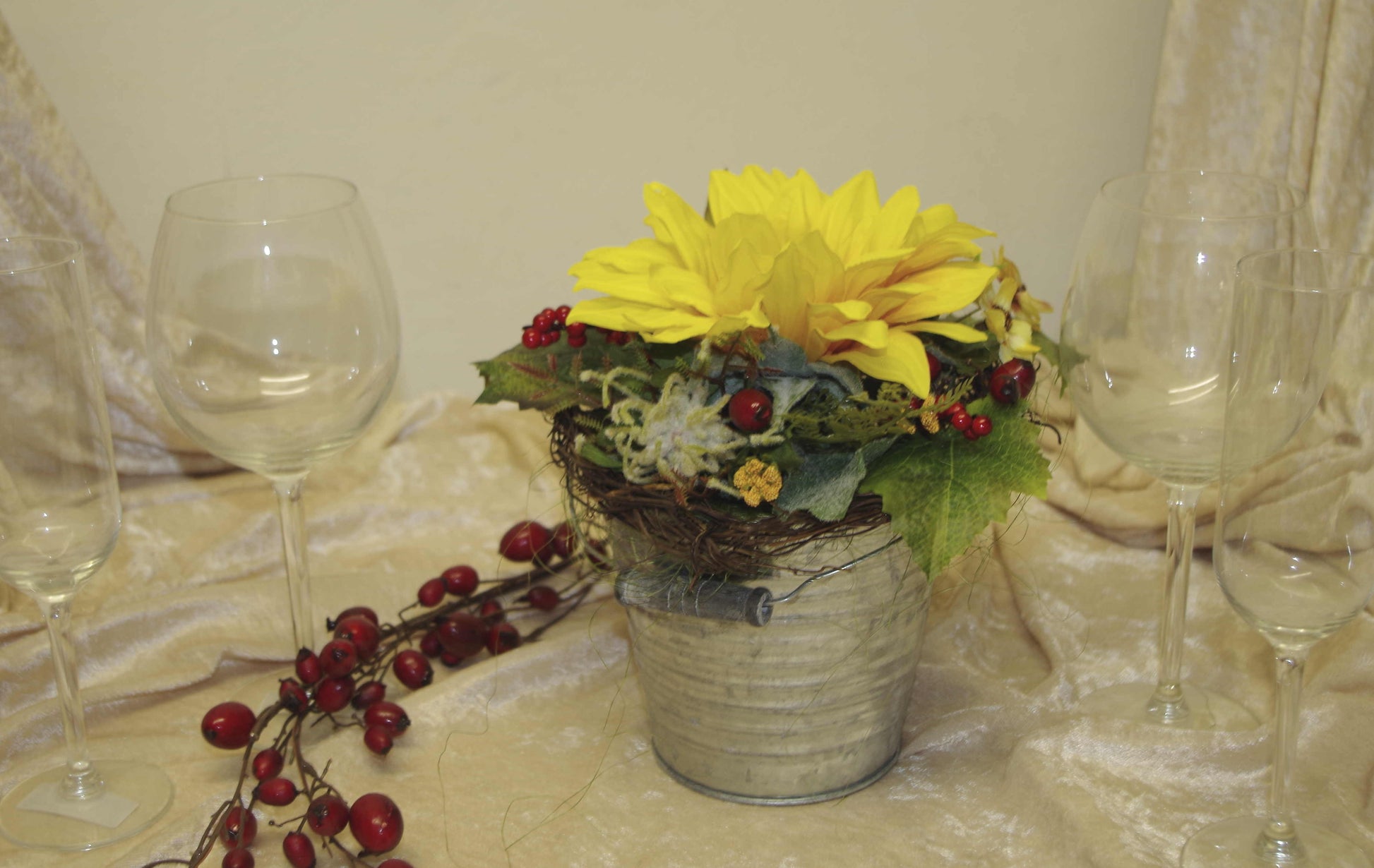 Topf mit Sonnenblume groá