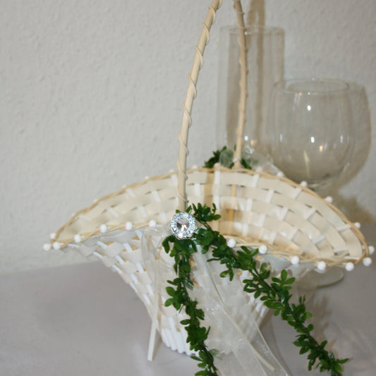 Streukorb Hochzeit mit Strass