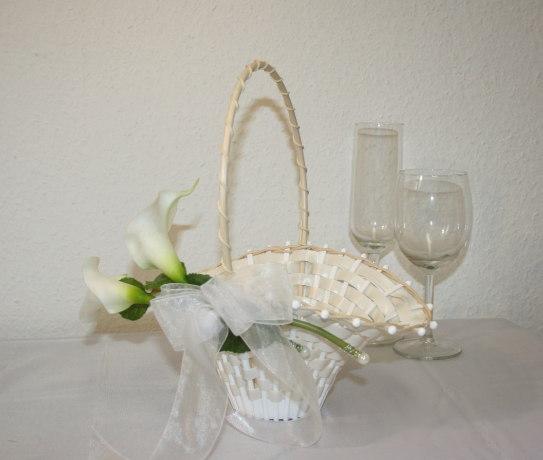Streukorb Hochzeit Callas 1