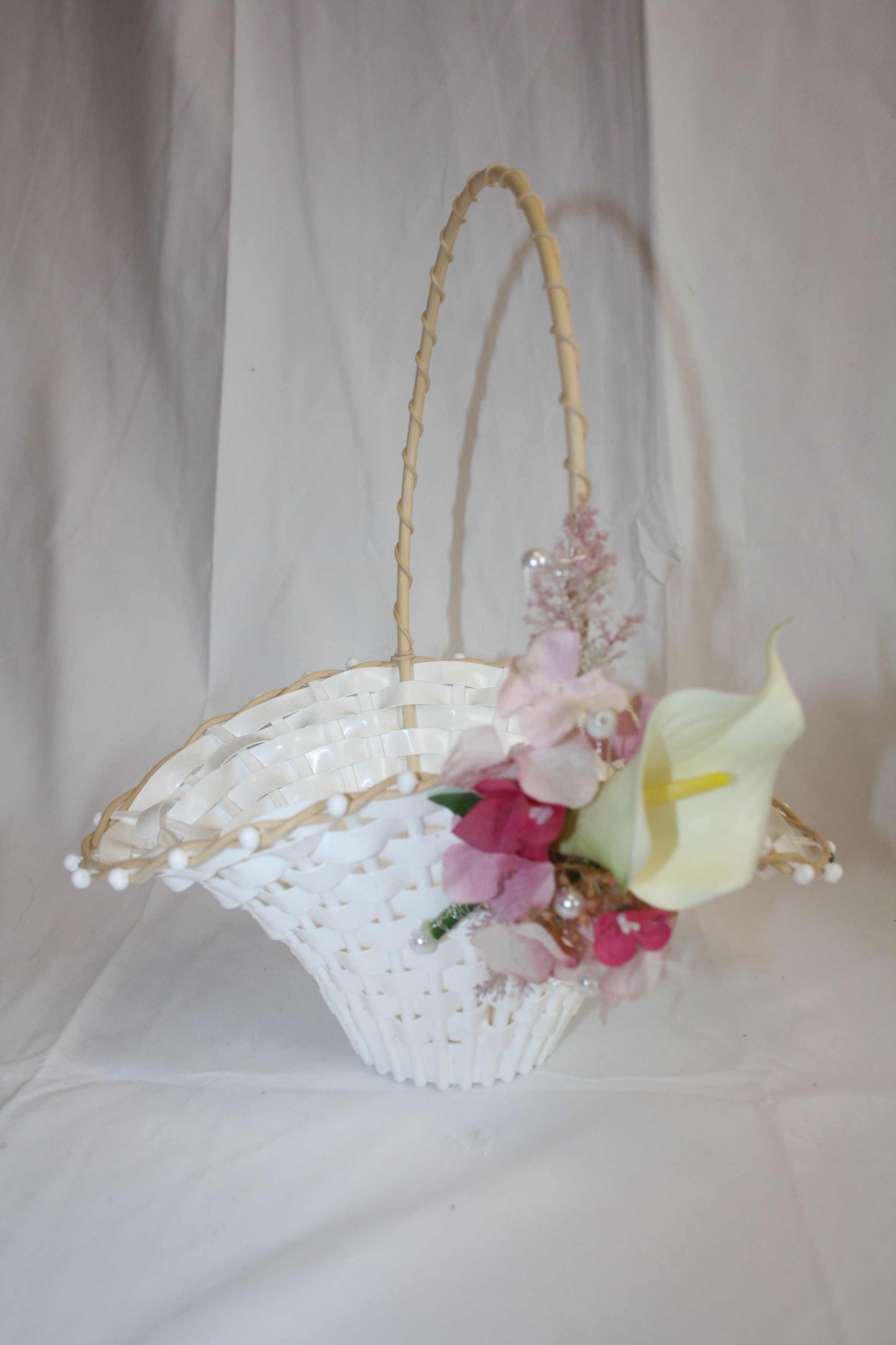 Streukorb Hochzeit Callas mit Blüten