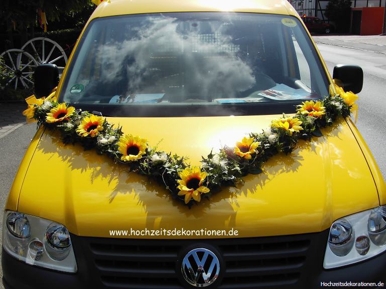 V-Girlande Sonnenblumen