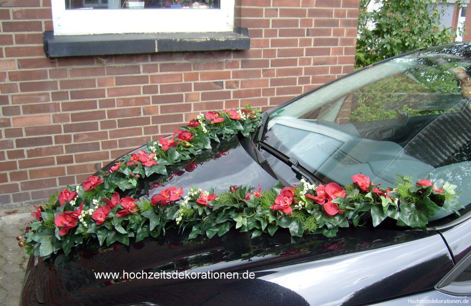 V-Girlande Orchideen pur