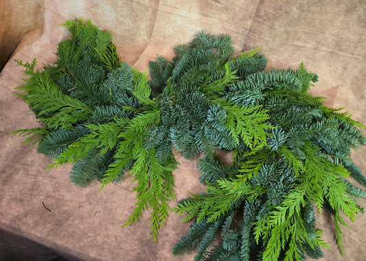 8018 S Girlande frische Tanne, Tuja
