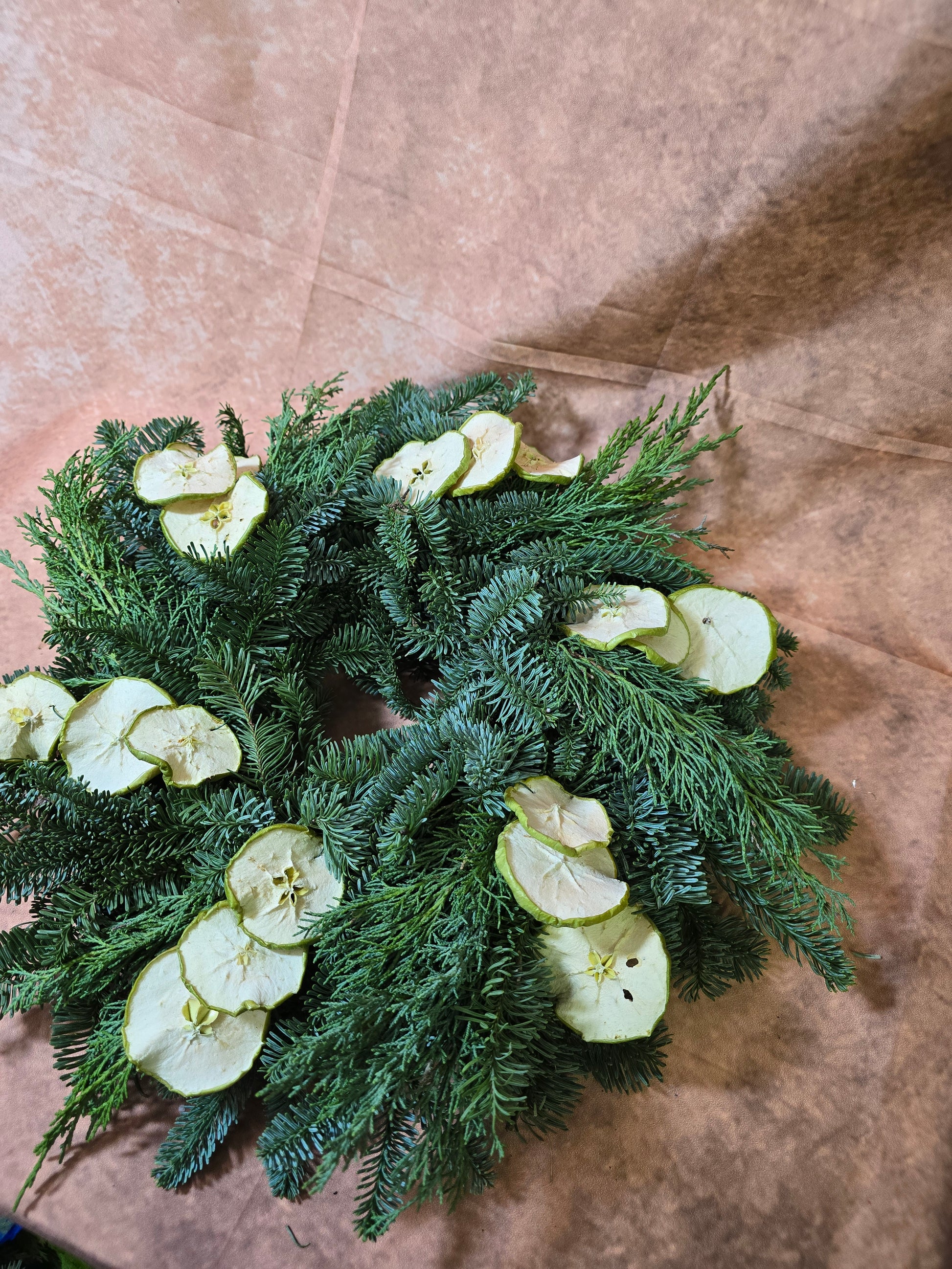 8017 Rohkranz frische Tanne, Tuja und Apfel