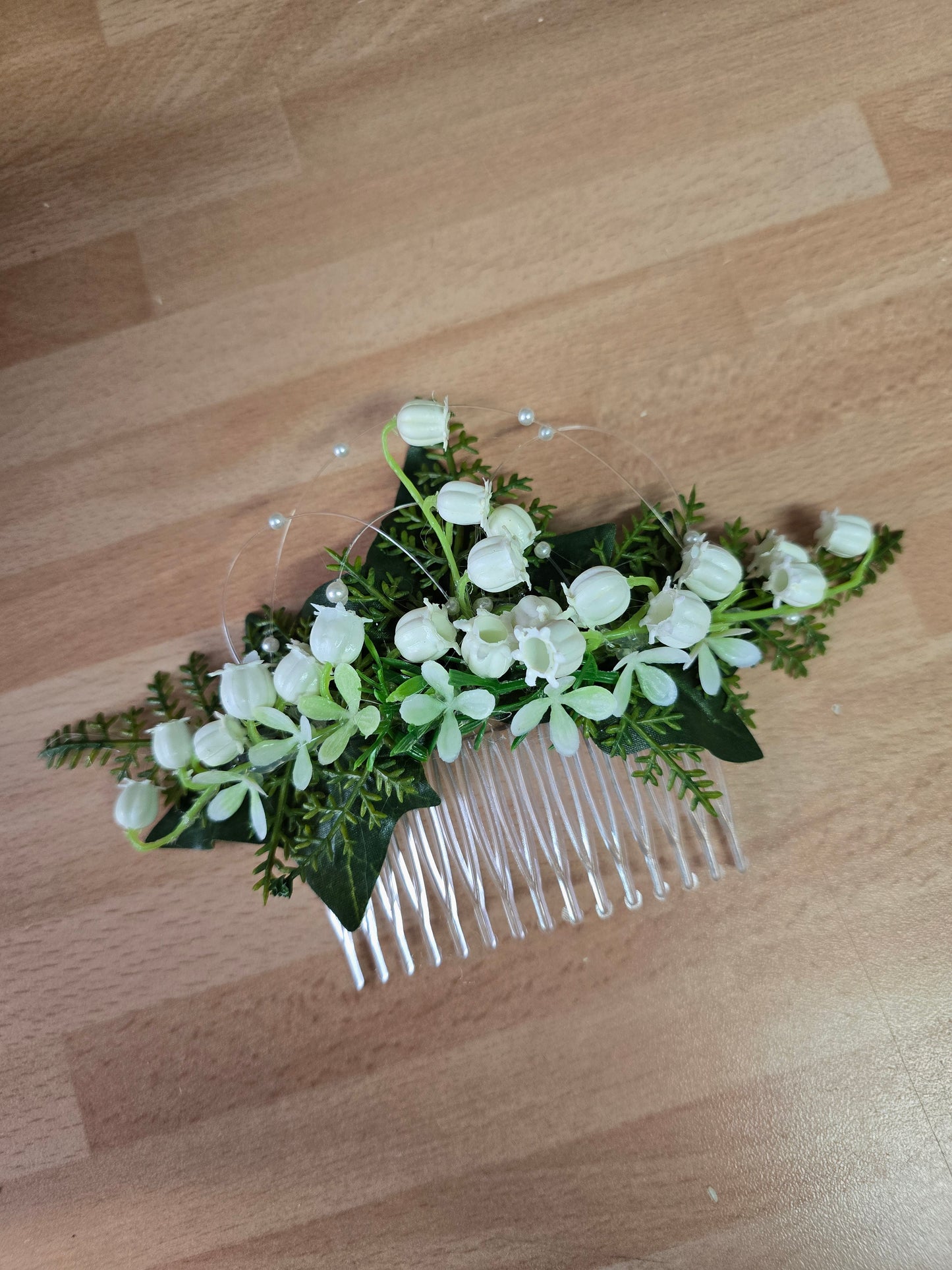 #4001 Haarkamm Maiglöckchen