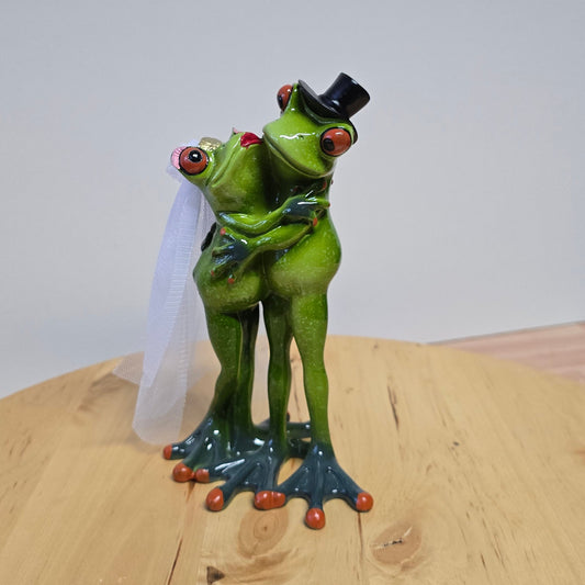 Frösche Hochzeitspaar 18cm