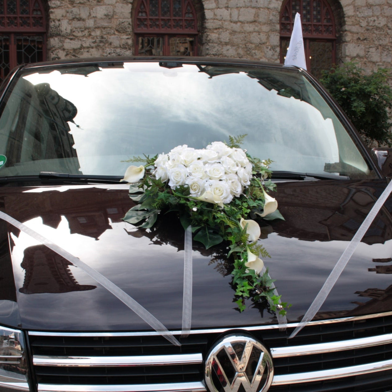 Autodeko Rosenherz mit Callas 1