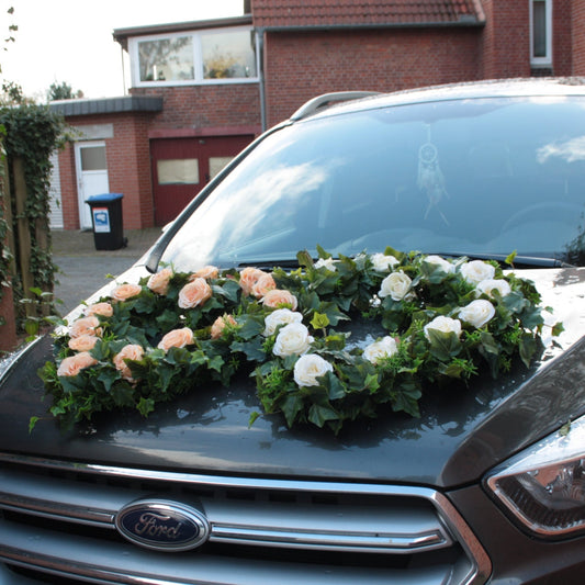 Autoschmuck Doppelherz
