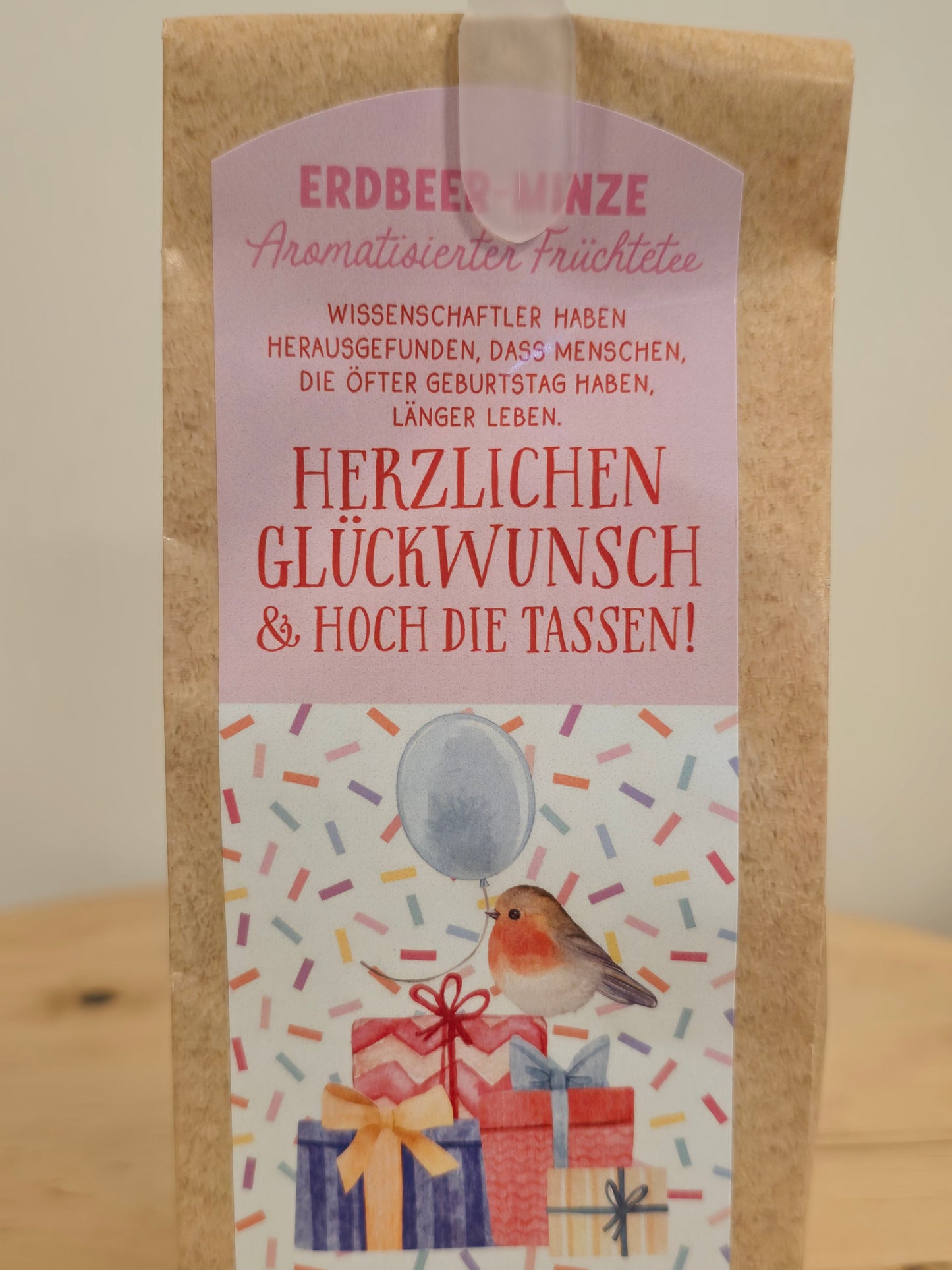 Früchtetee Herzlichen Glückwunsch Erdbeer Minze 100gr