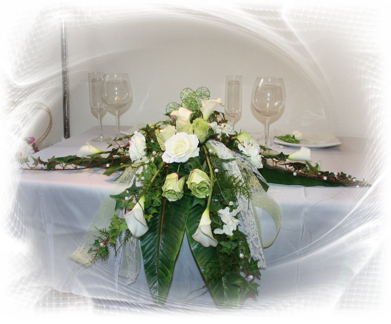 3004 Altargesteck Federleicht mit Callas