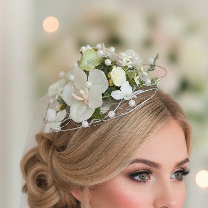 4014 Hut silber Hochzeit