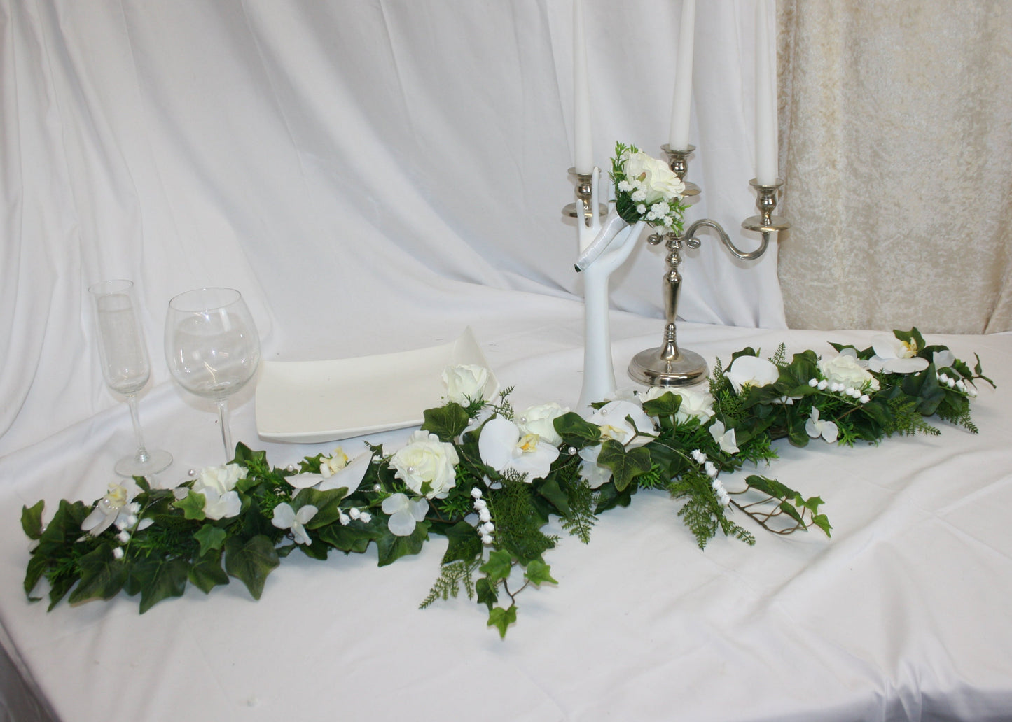 #3037 Altargirlande Hochzeit wuschig