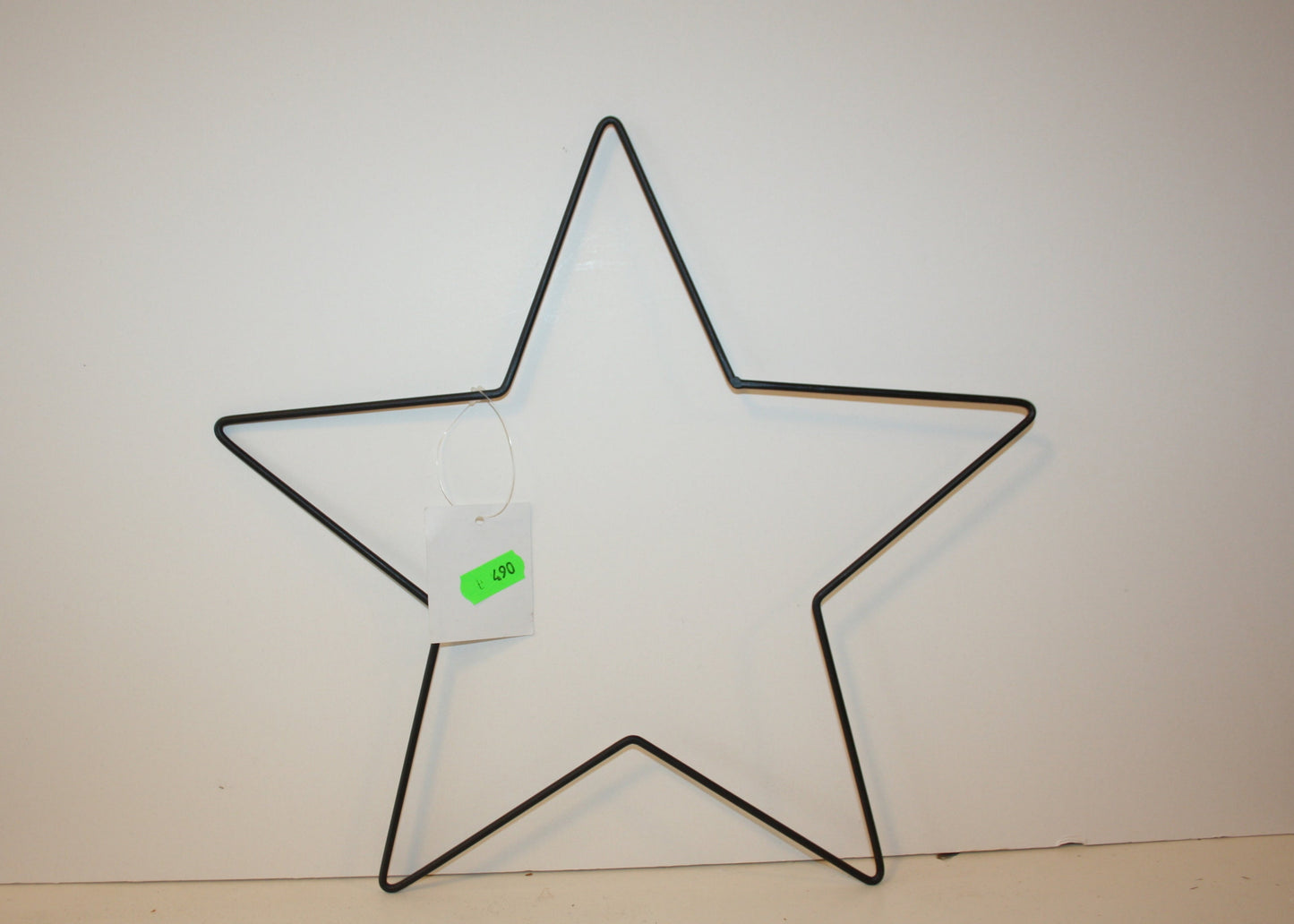 8047 Metalldeko schwarz Stern