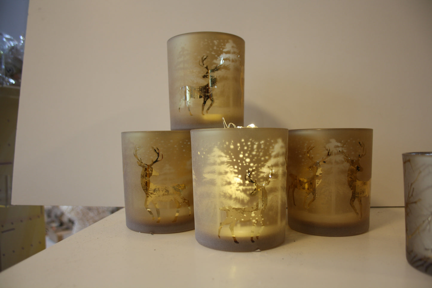 8056 Windlichter Gold