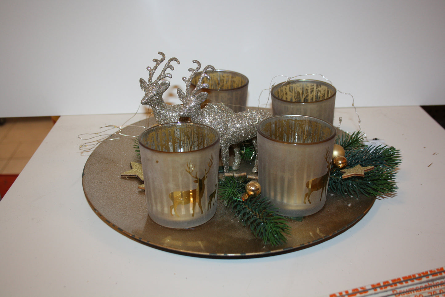 8059 Teller Advent gold Sonderpreis