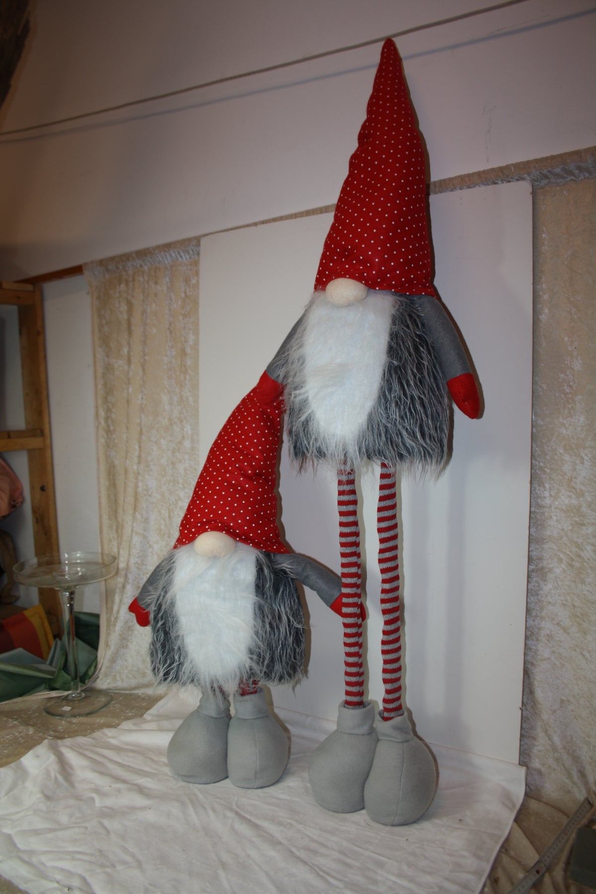 8092- 4167 XXL Wichtel für Weihnachten Höhenverstellbar 85-135 cm