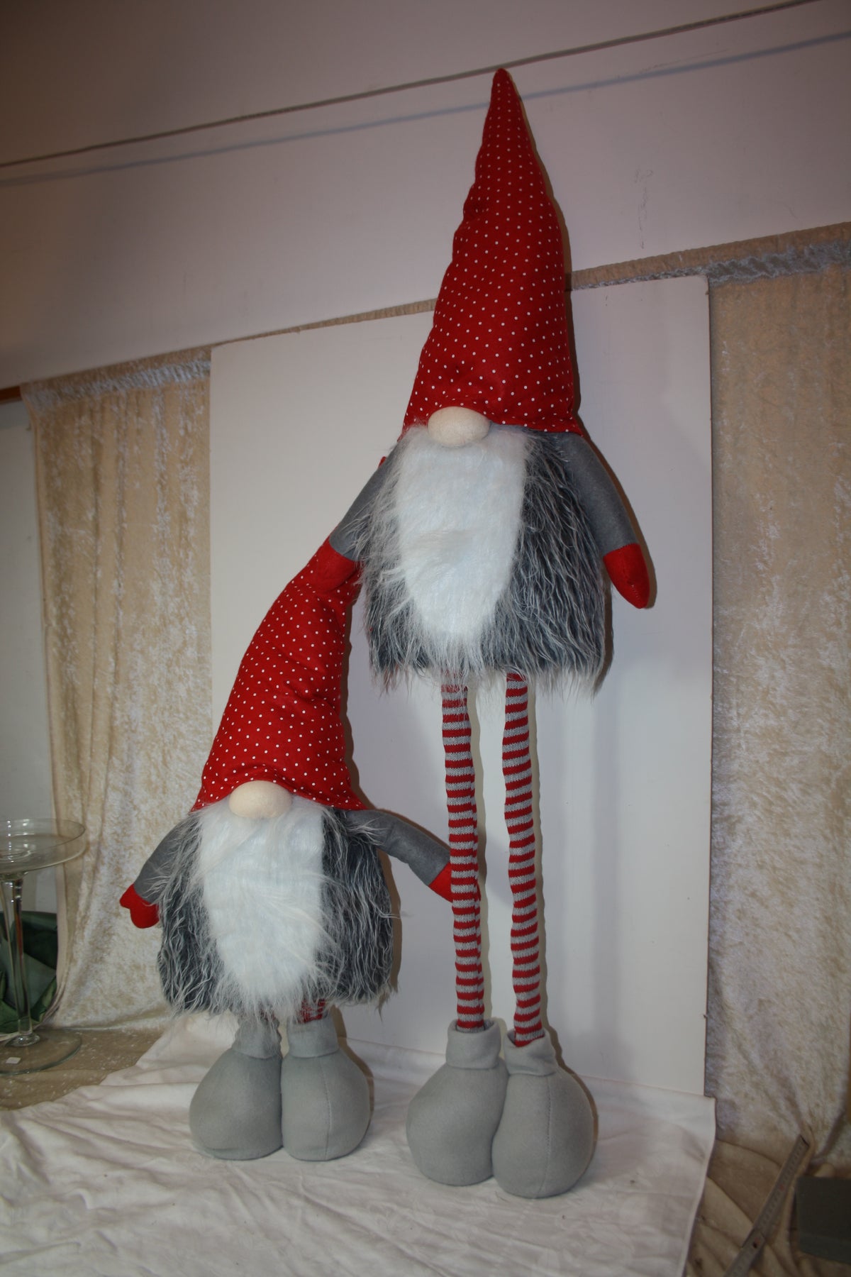 8092- 4167 XXL Wichtel für Weihnachten Höhenverstellbar 85-135 cm