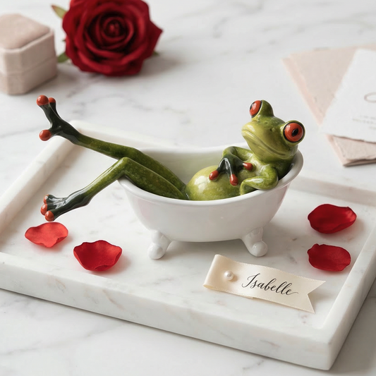 süsser Badewannen Frosch für deine Freundin