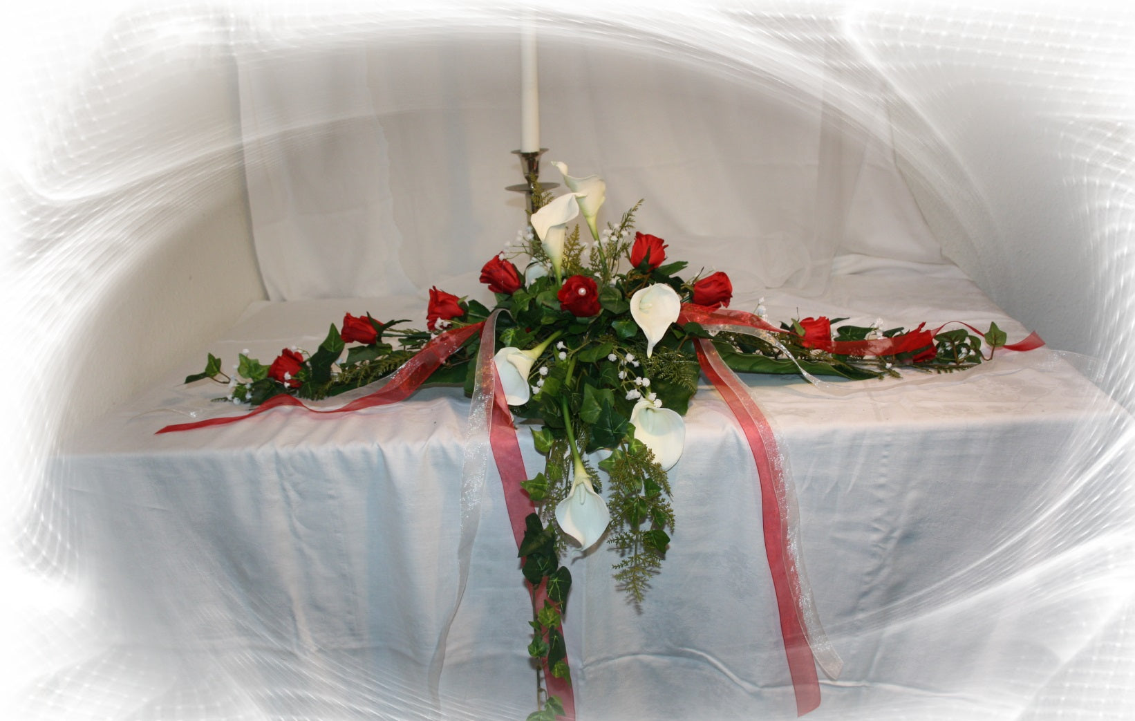 3009 Paargesteck Callas und Rosen