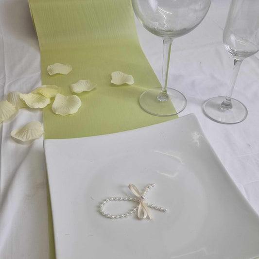 Moireband 20cm hellgrün