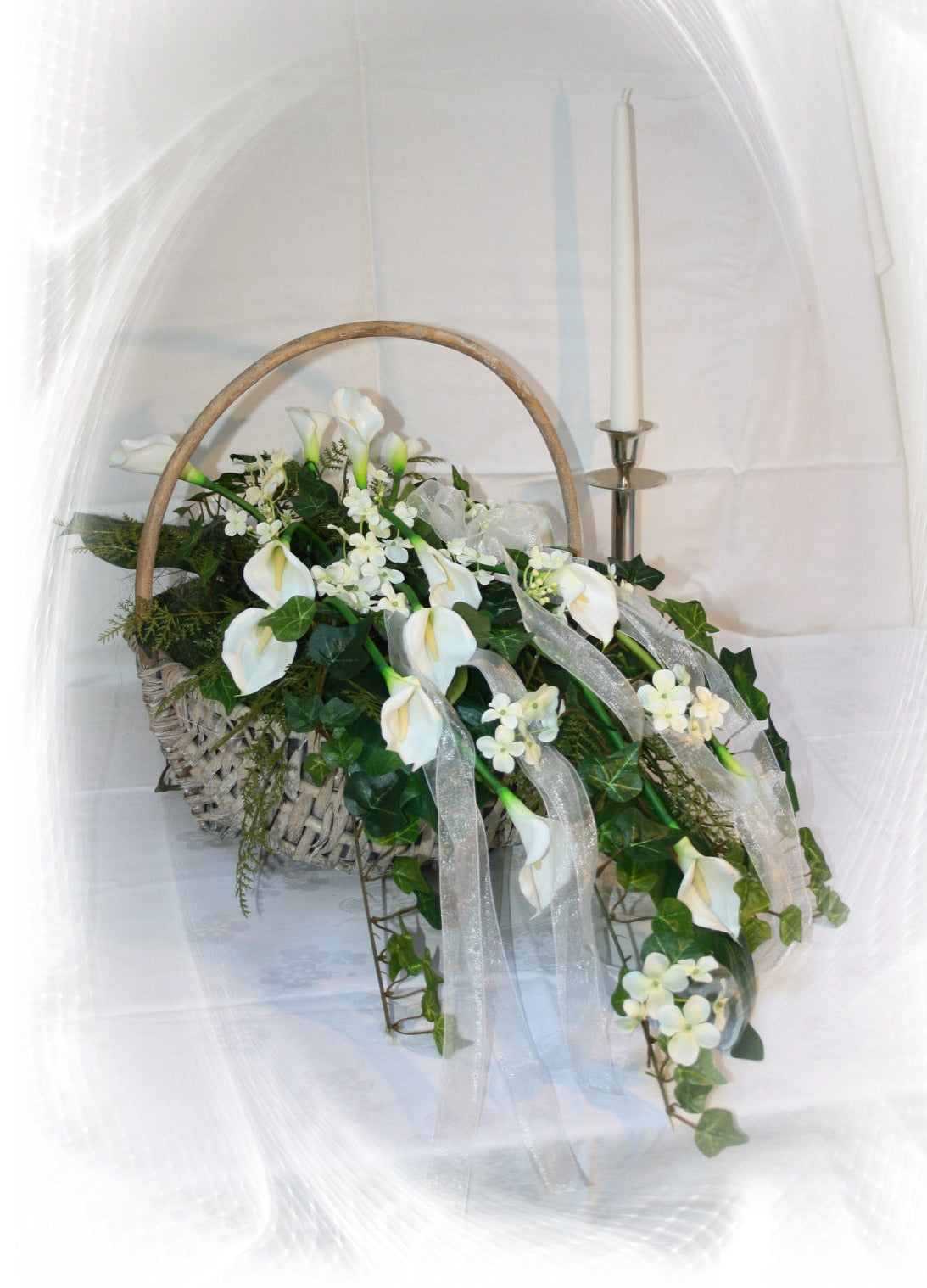 3005 Altar oder Tischdeko Callakorb 2