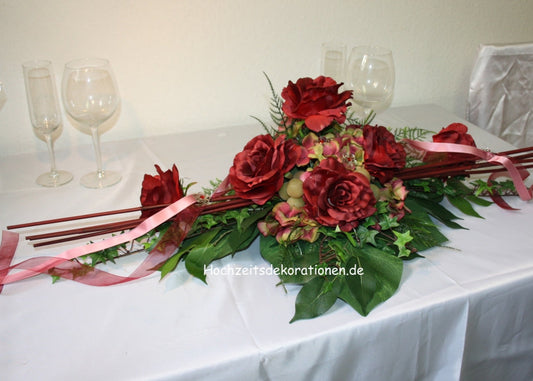 Altargesteck Gothic /bordeaux